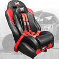 Off-road child booster seat by 50 Caliber Racing, bump seat with sturdy design for off-road vehicle safety.