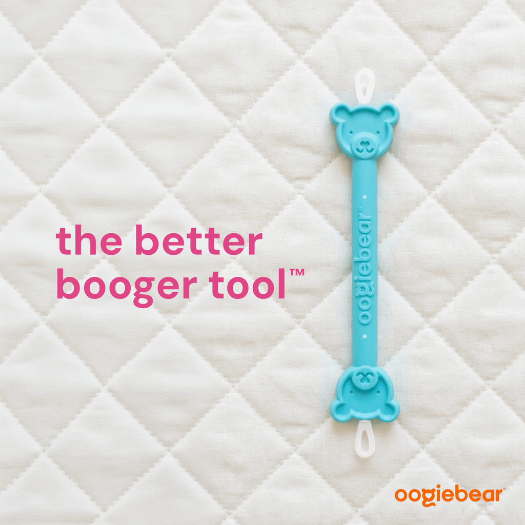 Oogiebear two-pack nose and ear cleaning pick set with ergonomic handles, designed for gentle nasal and ear hygiene.
