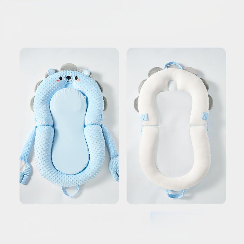MEACAOFG smart baby soothing lounger with soft fabric and ergonomic design for comfortable infant relaxation.