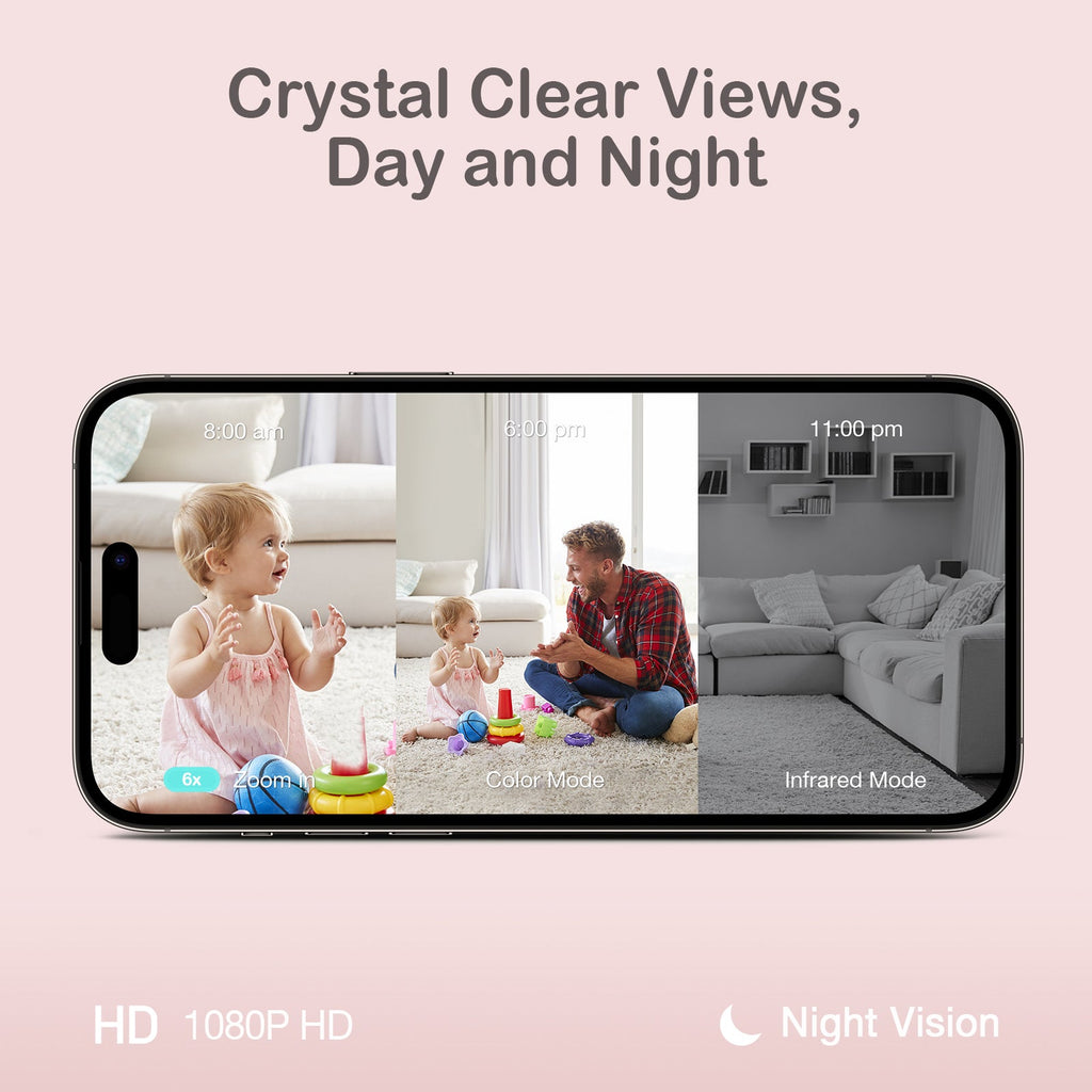 Sense-U AI Battery Cam outdoor security camera with 1080P resolution, showcasing its compact design and weather-resistant features.