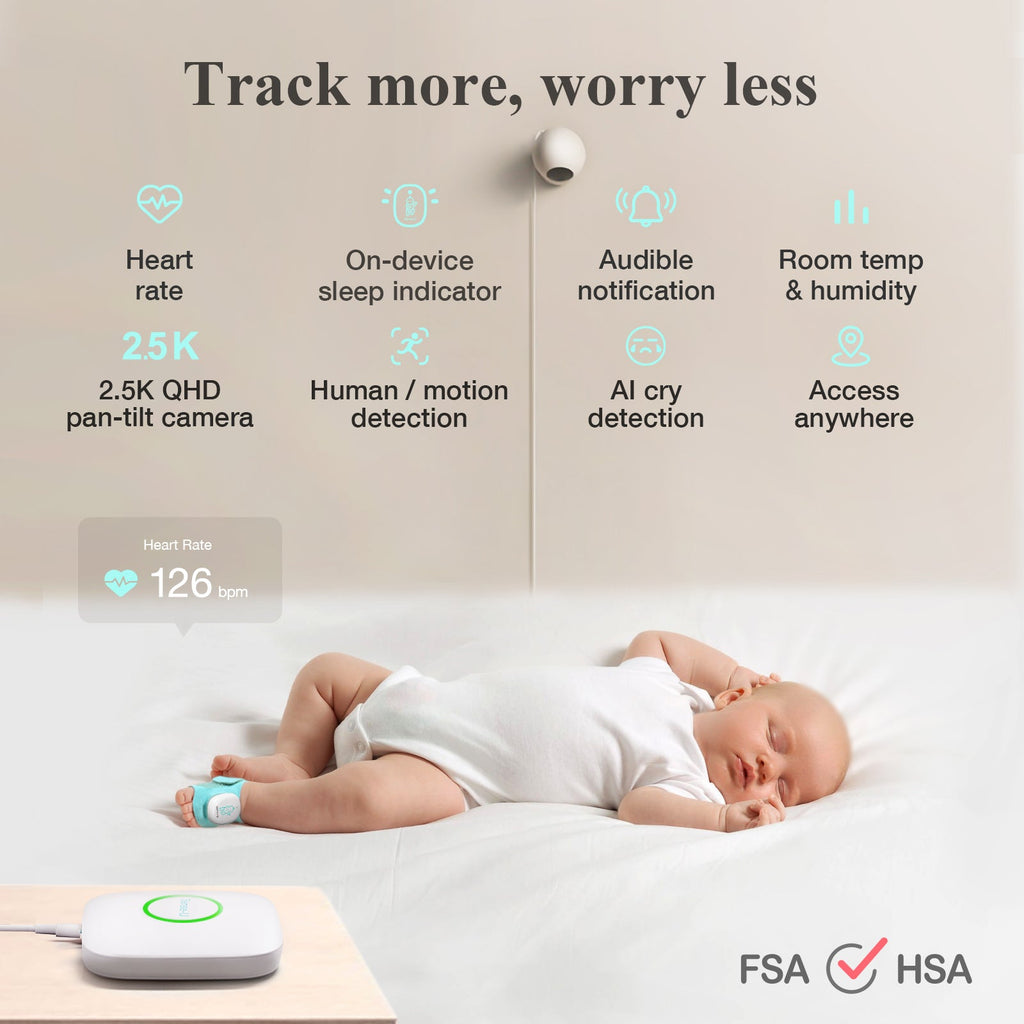Sense-U smart sock shoe bundle featuring sock shoes with integrated 2.5K PTZ camera, designed for comfort and advanced monitoring.